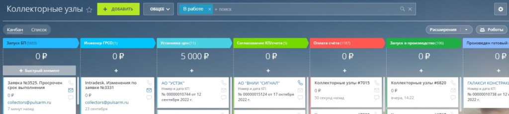 Коллекторные узлы